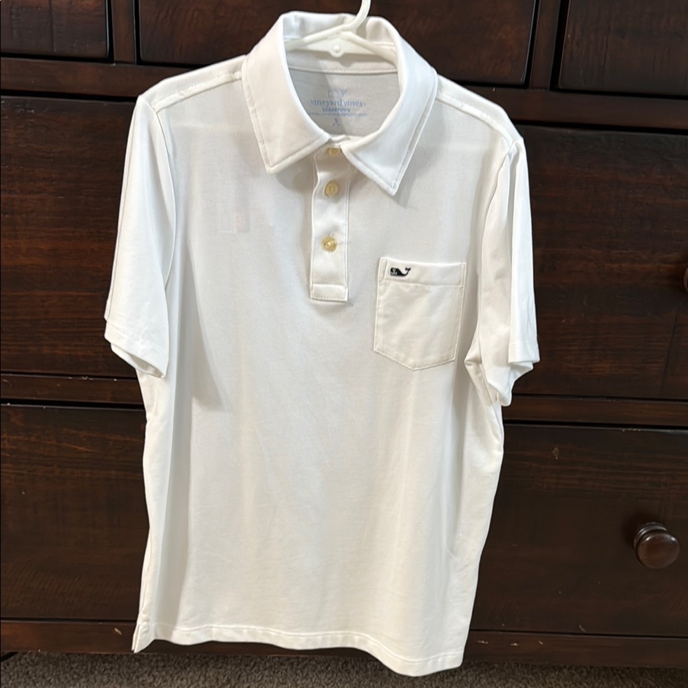 Vineyard Vines Cream Polo Shirt